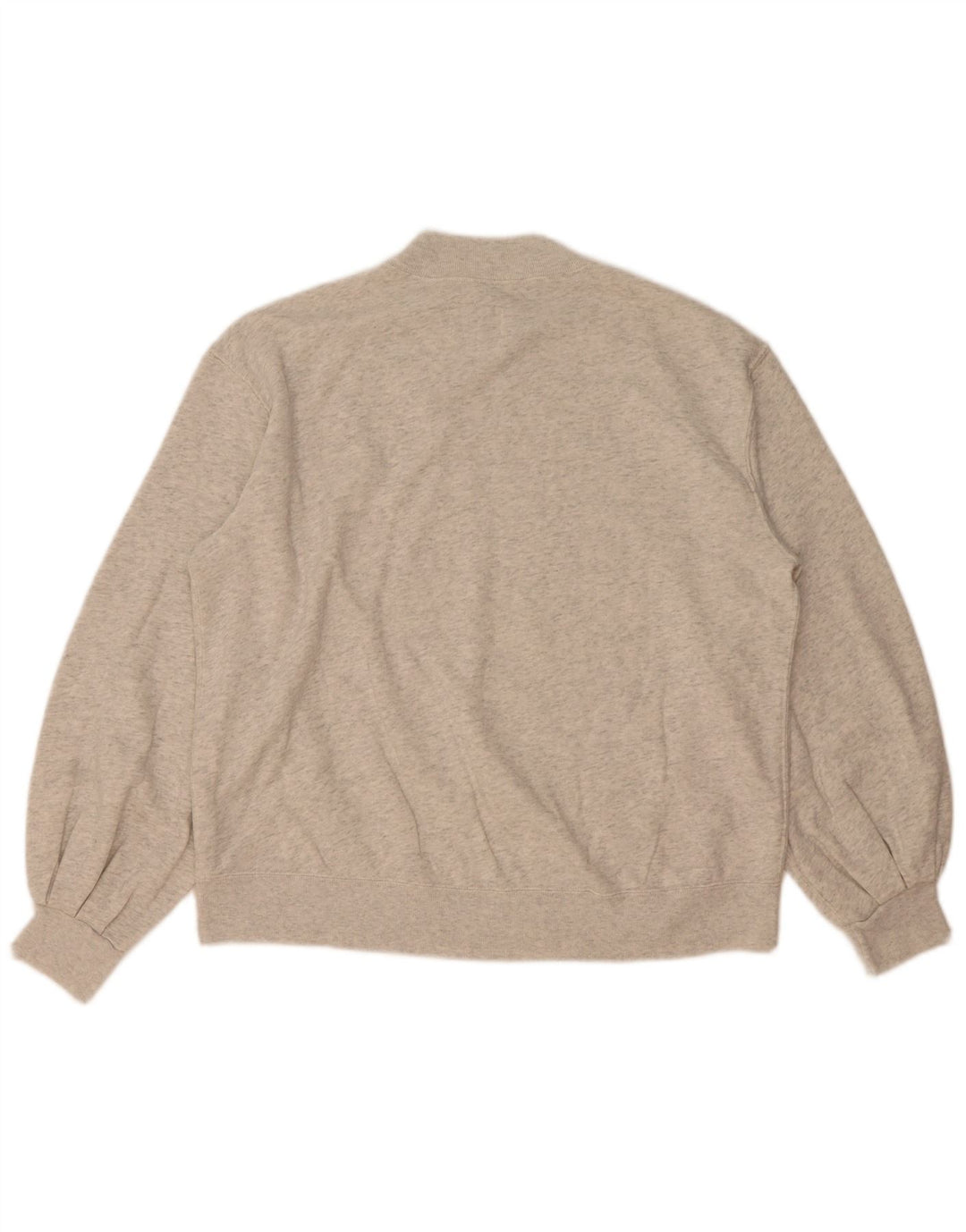 Abercrombie & Fitch Dame Sweatshirt Jumper UK 14 Medium Grey Flecked