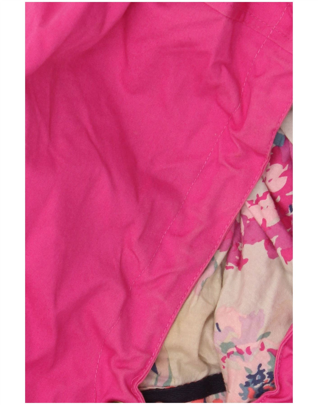 JOULES Regnjakke med hætte til kvinder UK 18 XL Pink Bomuld