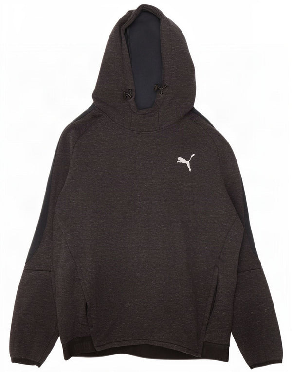 Puma Herre hættetrøje Jumper Large Grå Flecked Bomuld