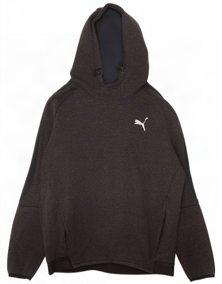 Puma Herre hættetrøje Jumper Large Grå Flecked Bomuld