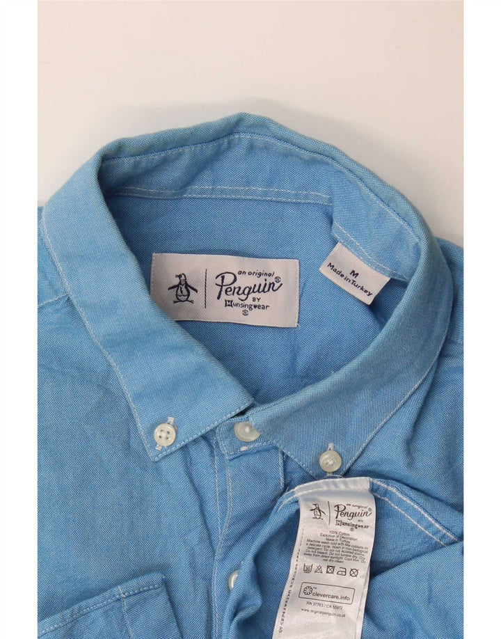 Penguin Herreskjorte Medium Blue Cotton