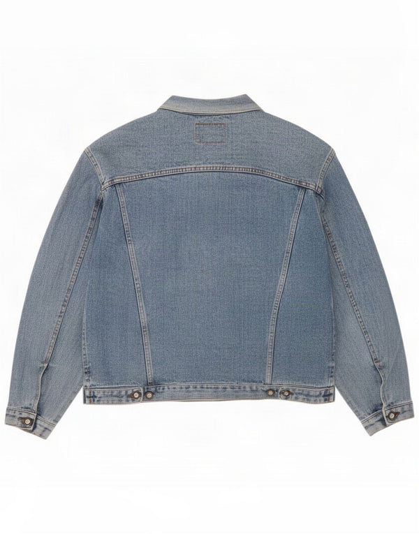 Vintage Mens Denim Jacket UK 42 XL Blue