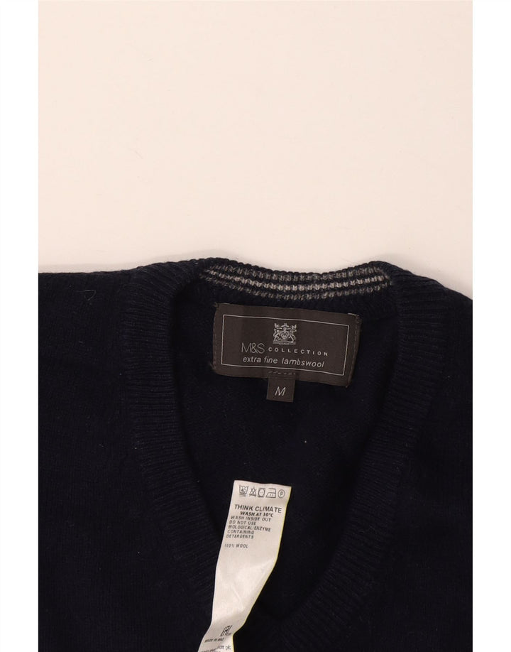 Marks & Spencer Herrevest Tank Top Medium Marineblå Uld