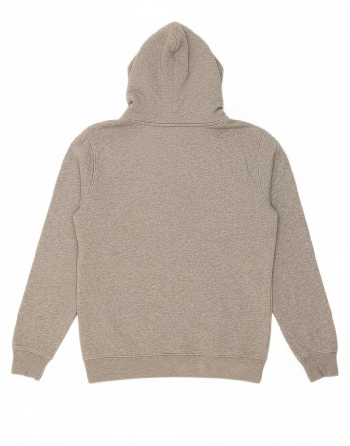 CHAMPION Mens Graphic Hoodie Jumper Small Grey Cotton