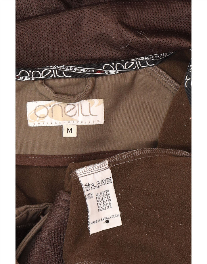 O'Neill vindjakkejakke med hætte til kvinder UK 12 Medium Khaki Polyester