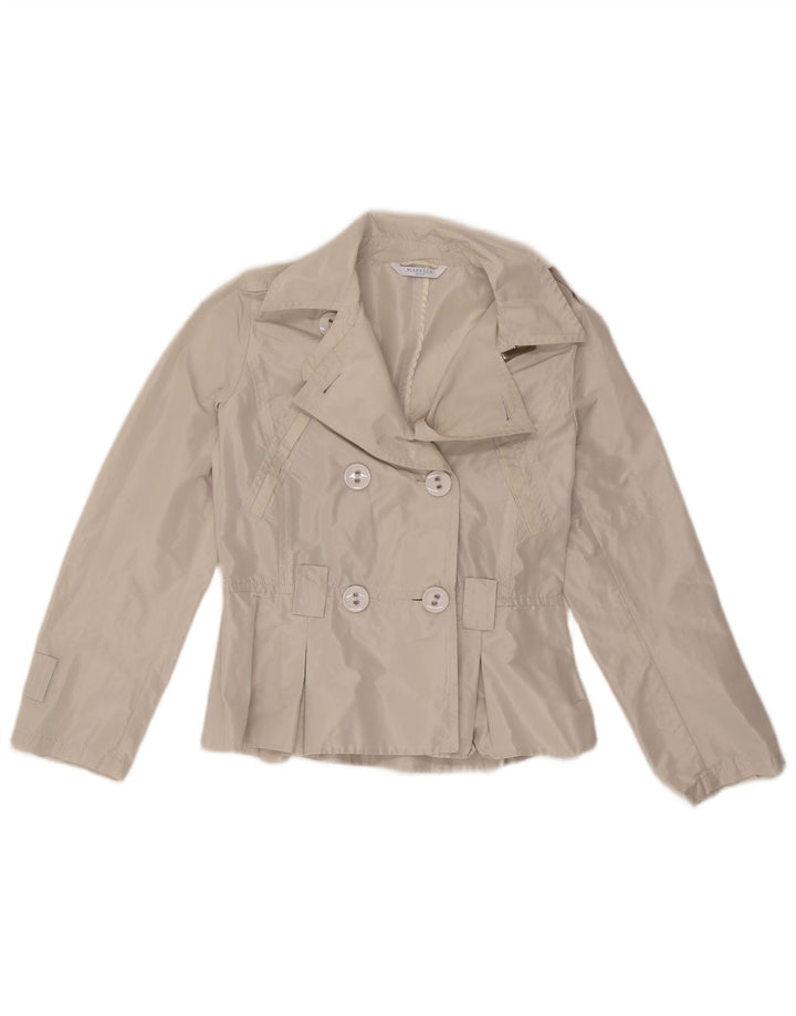 Marella Dame Dobbeltradet Blazer Jacket UK 12 Medium Off White