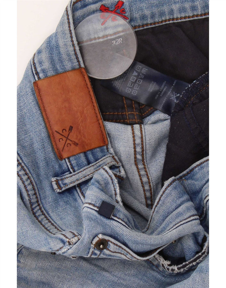 Besætningstøj Straight jeans til mænd W32 L31 Blå bomuld
