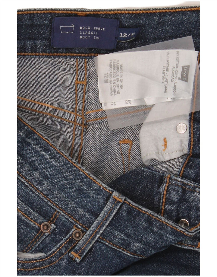 Levi's Womens Bold Curve Classic Fit Bootcut Jeans US 12 Large W31 L32 Blue