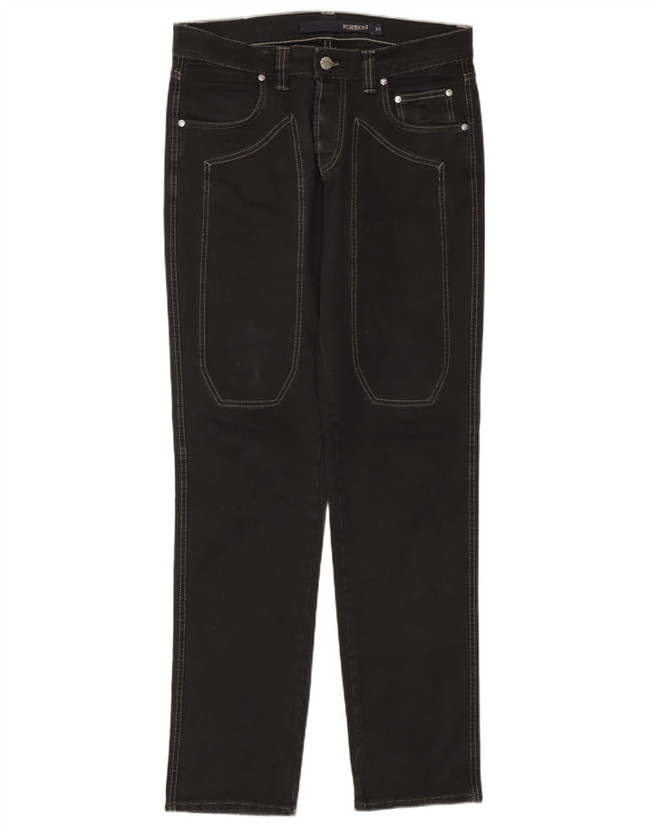 JECKERSON Straight jeans til mænd W31 L32 sort bomuld