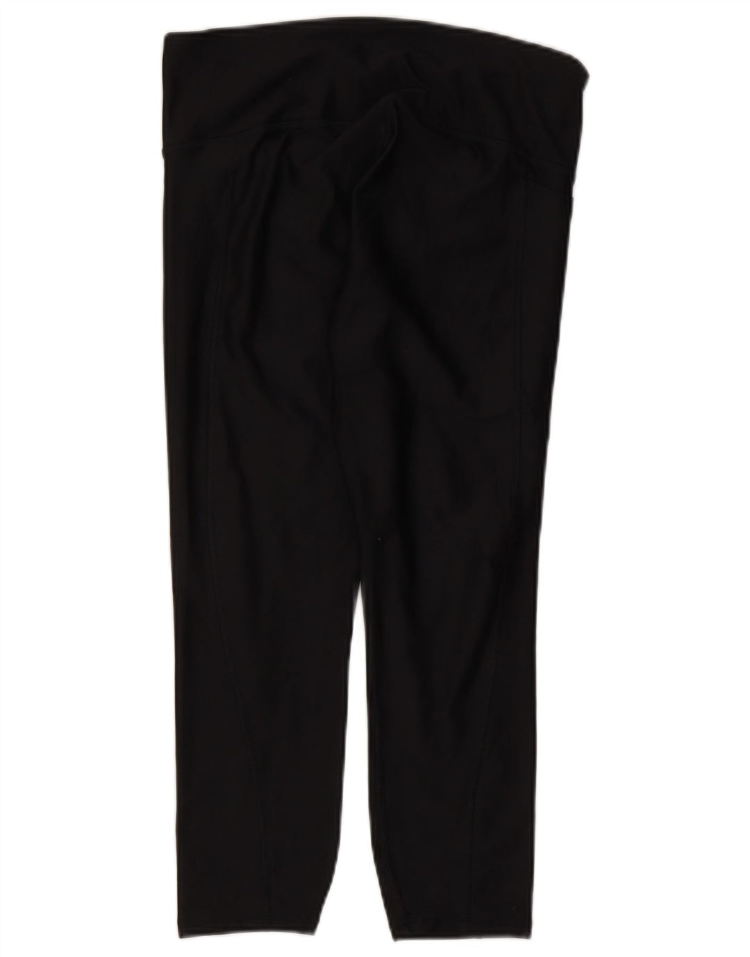 Under Armour Dame Capri Leggings UK 14 Large Black Polyester