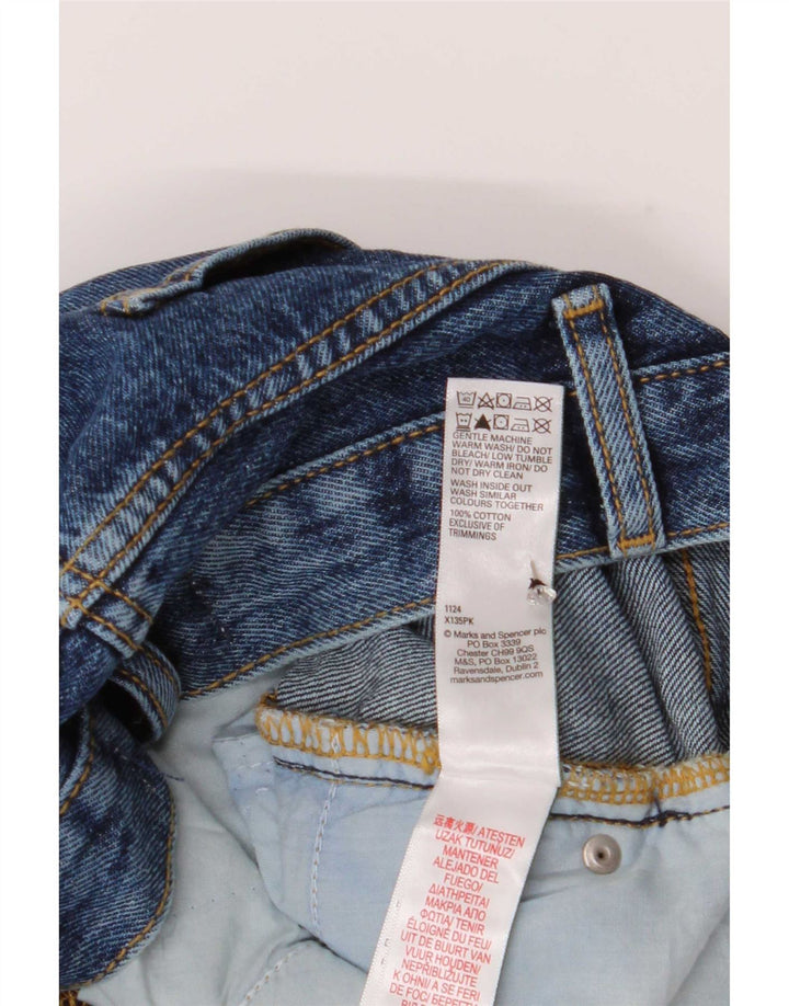 Marks & Spencer Herre Denim Shorts XL W38 Blå Bomuld