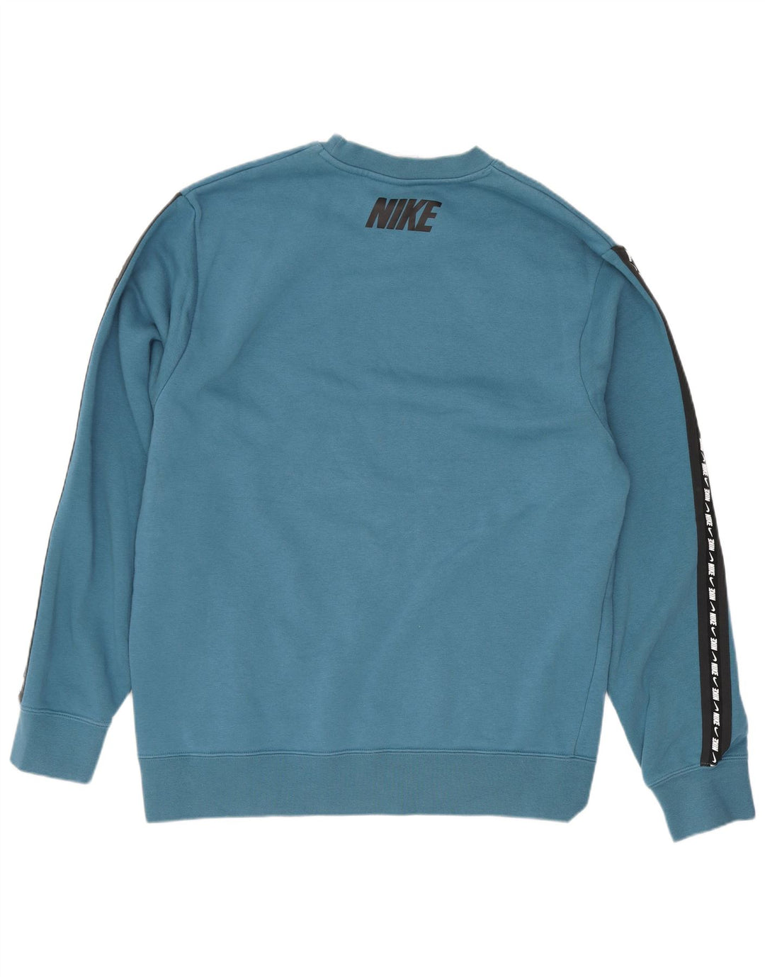 Nike Herre grafisk sweatshirt Jumper Medium Blue Colourblock