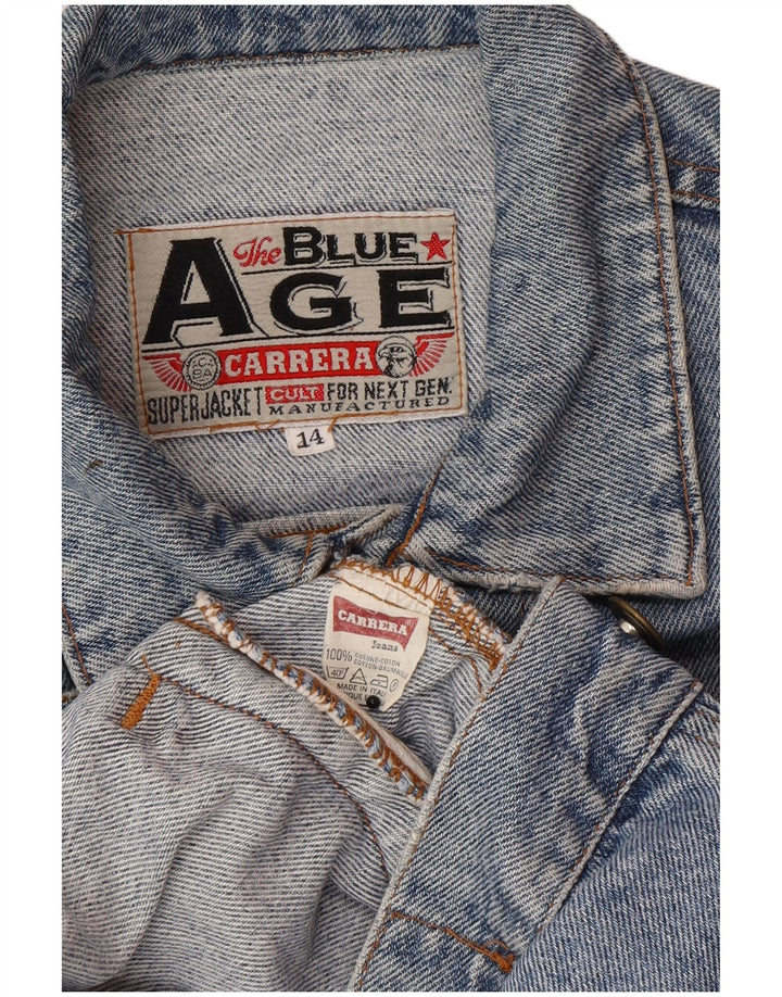 Carrera Boys Loose Fit denimjakke 13-14 år Blå Bomuld