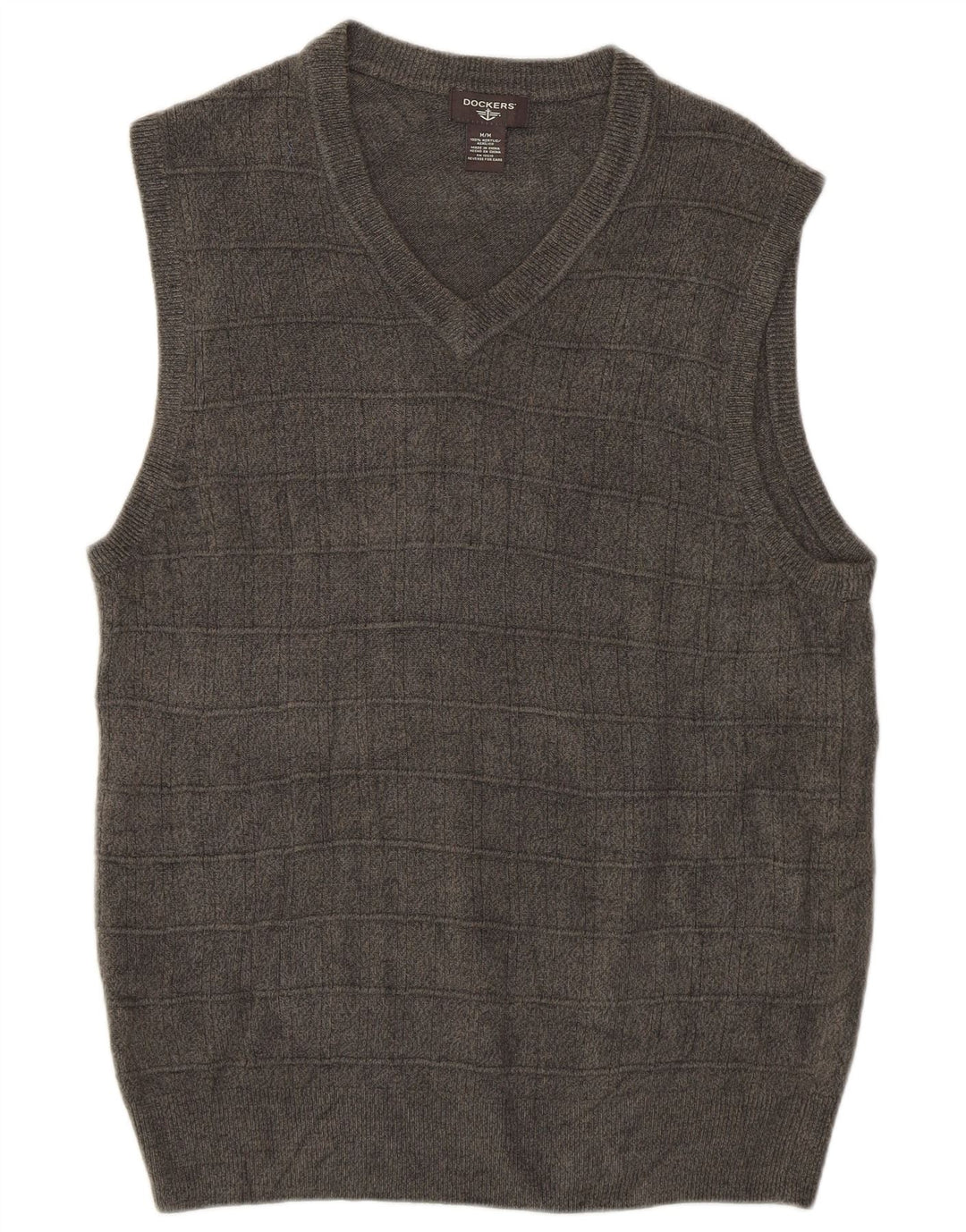 Dockers Herrevest Tank Top Medium Grå Akryl