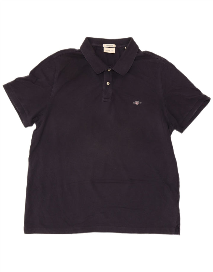 Gant Polo Shirt til mænd 2XL marineblå bomuld