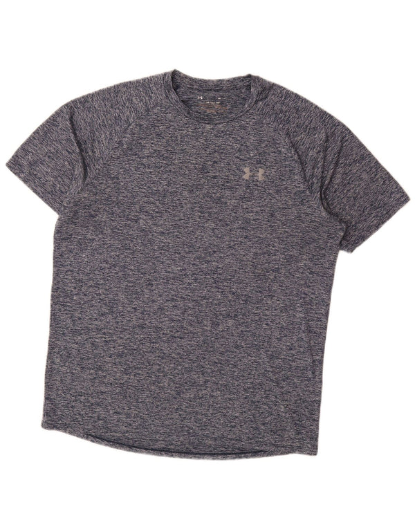 Under Armour Herre T-shirt Top Medium Navy Blue Flecked