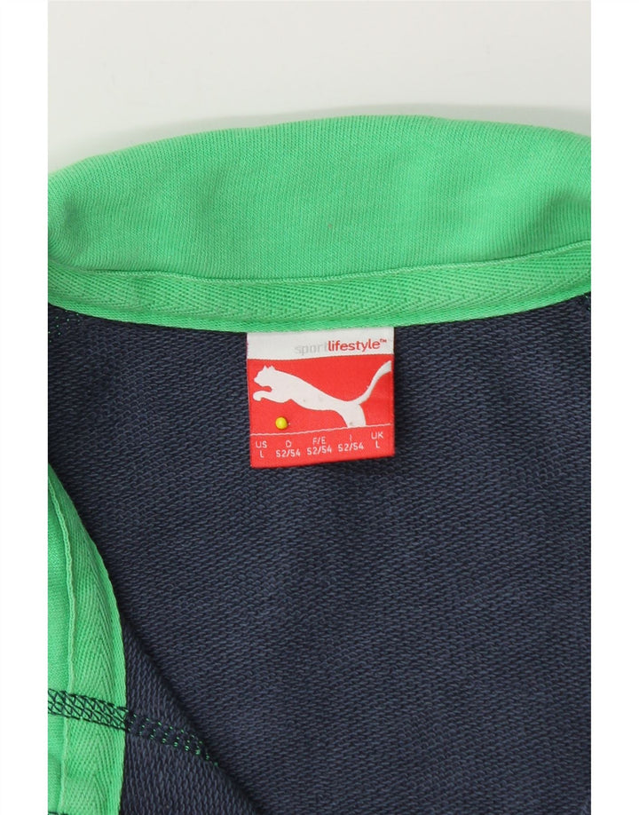 Puma træningsdragt til mænd, stor jakke, marineblå