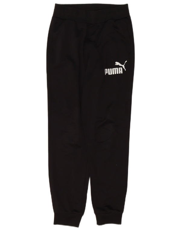 Puma Boys Grafisk træningsdragt Bukser Joggers 11-12 år Sort Polyester