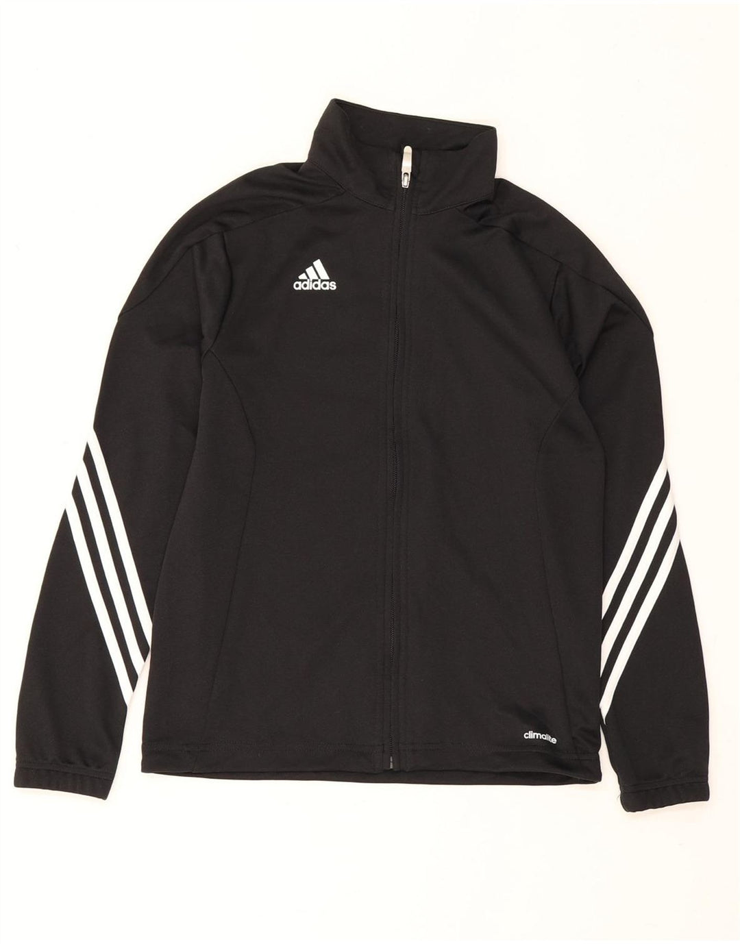 Adidas drenge Climalite træningsdragt topjakke 11-12 år sort polyester