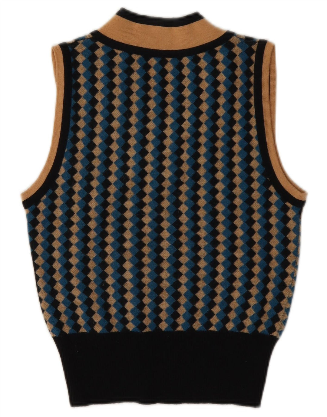 Emanuel Ungaro Dame Vest Tank Top UK 10 Small Multicolored Geometric
