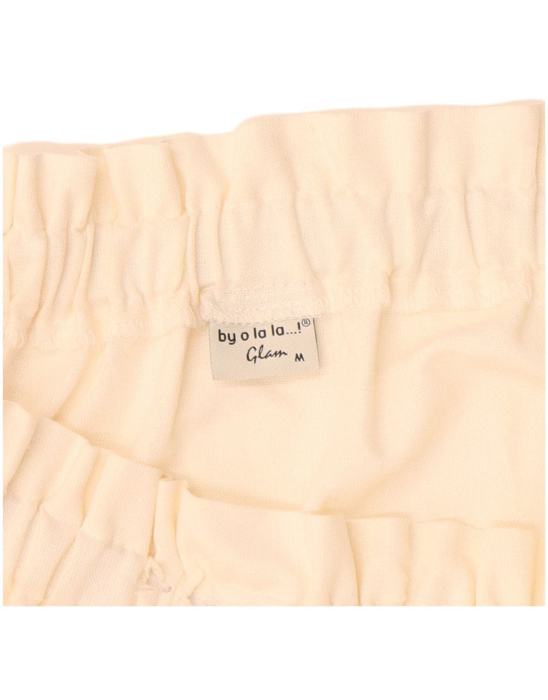 VINTAGE Dame Langærmet Off Shoulder Kjole UK 12 Medium Off White Linned