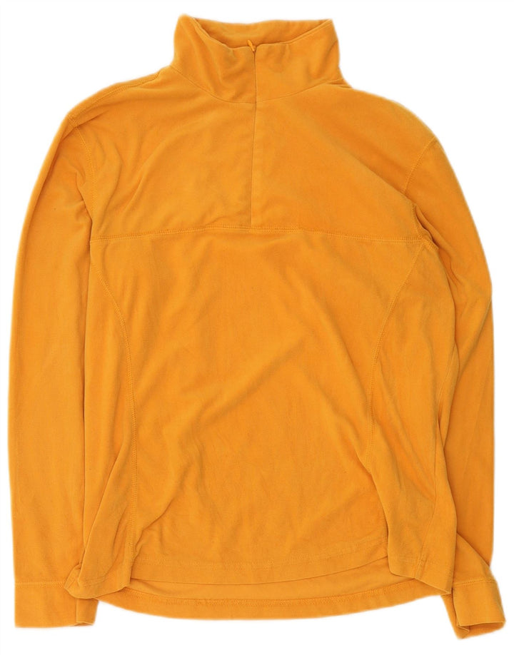 Asics Dame Fleece Jumper med lynlås DK 18 XL Gul Polyester