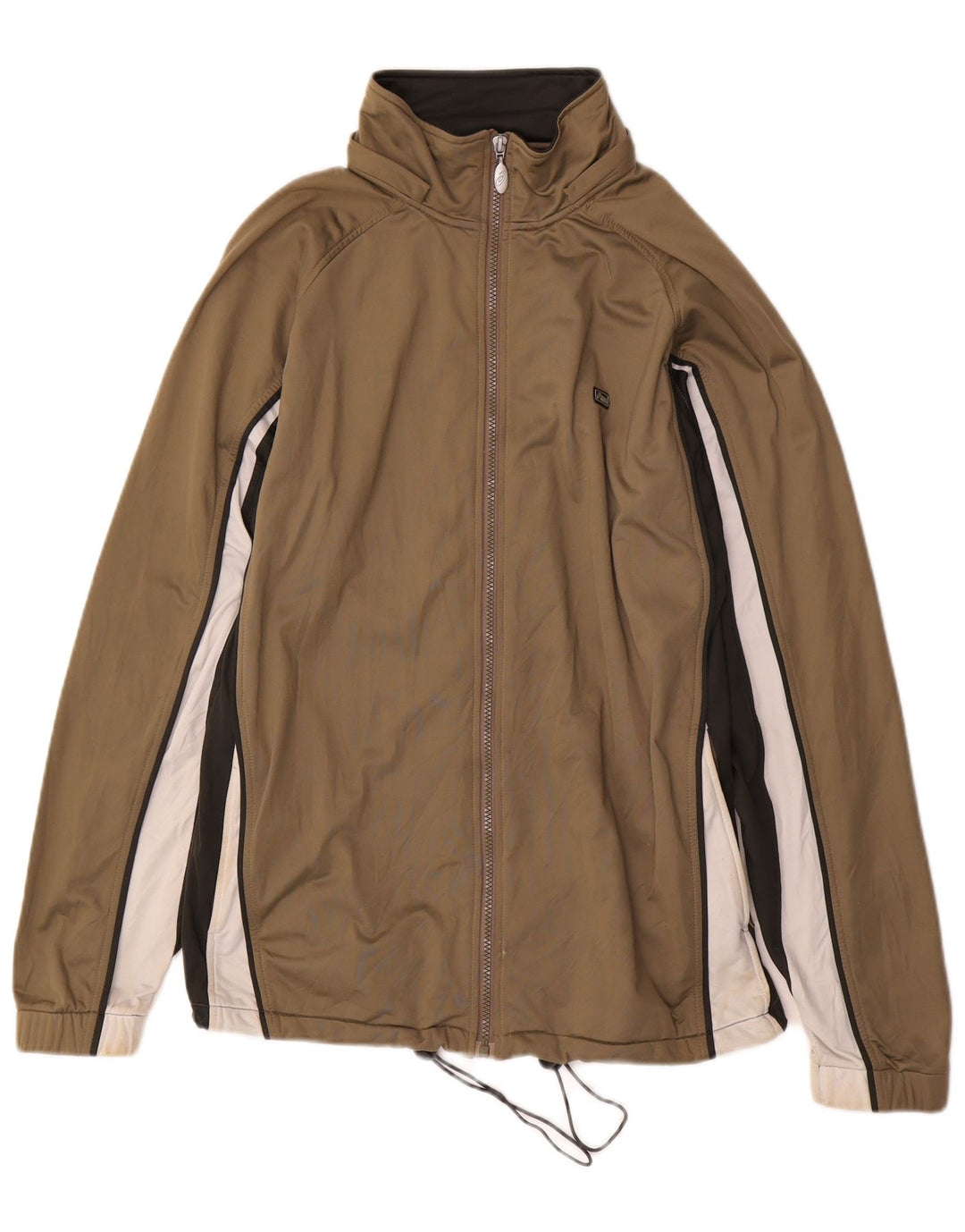 Asics Træningsdragt til mænd Topjakke Medium Khaki Colourblock Polyester