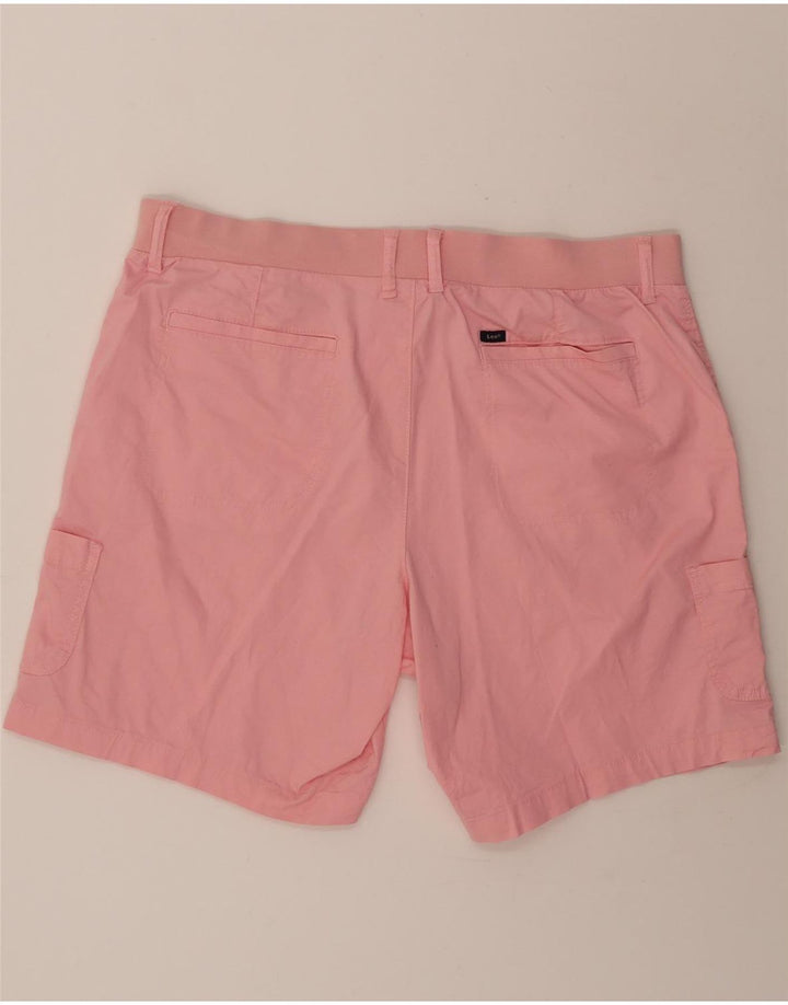LEE Womens Cargo Shorts US 20 3XL W42 Pink Cotton Vintage Lee and Second-Hand Lee from Messina Hembry 