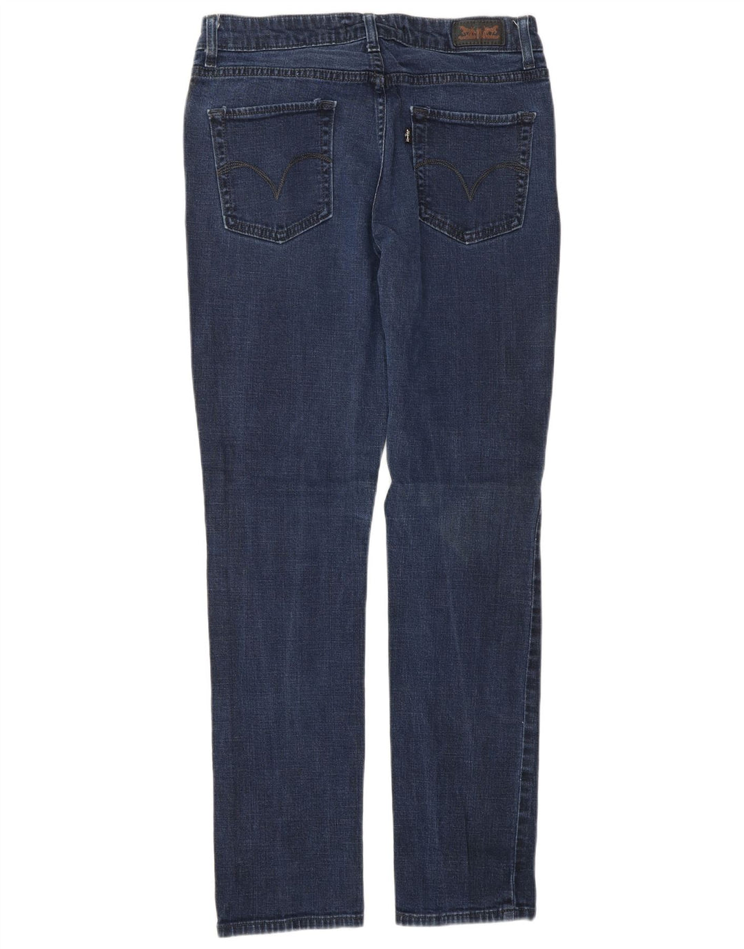 Levi's Dame Mid Rise Skinny Jeans W30 L32 Marineblå Bomuld
