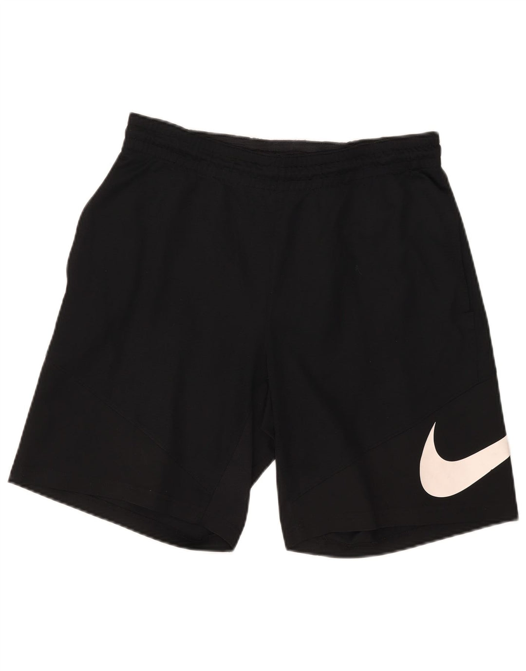 Nike Herre Dri Fit grafiske sportsshorts Medium Sort Polyester