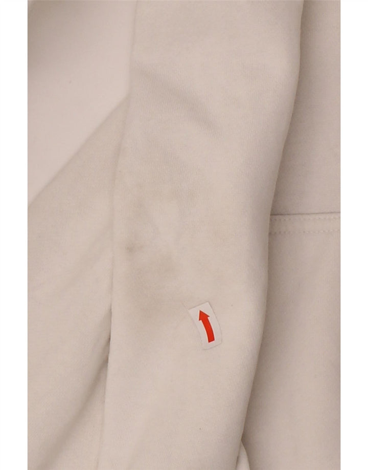 NIKE Mens Hoodie Jumper Small White Cotton Vintage Nike and Second-Hand Nike from Messina Hembry 