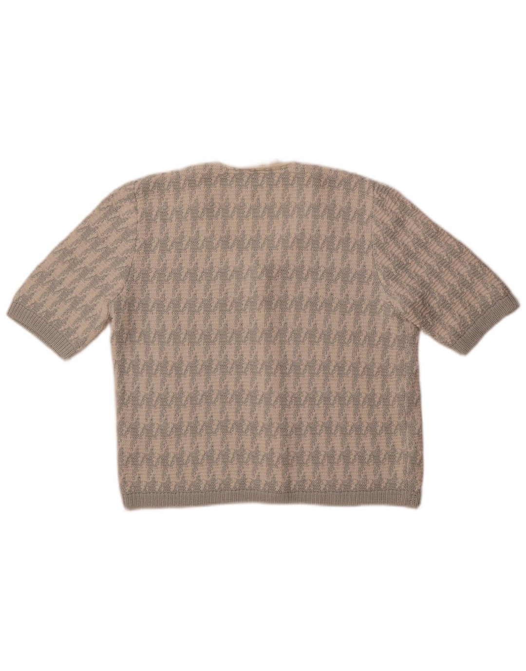 Giesswein dame cardigan sweater EU 38 Medium White Houndstooth