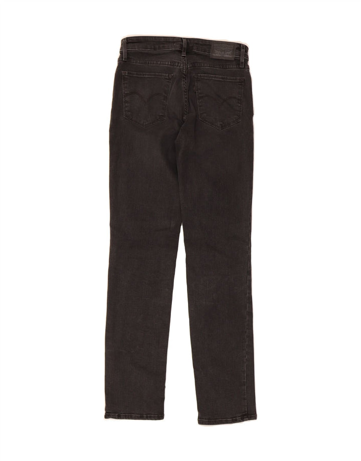 LEVI'S Womens 712 Slim Jeans W28 L30 Black Cotton Vintage Levi's and Second-Hand Levi's from Messina Hembry 