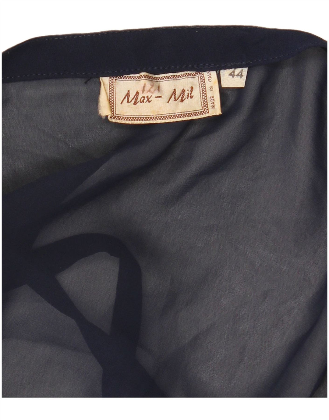 Vintage Dame Cami Top IT 44 Medium Navy Blue Floral