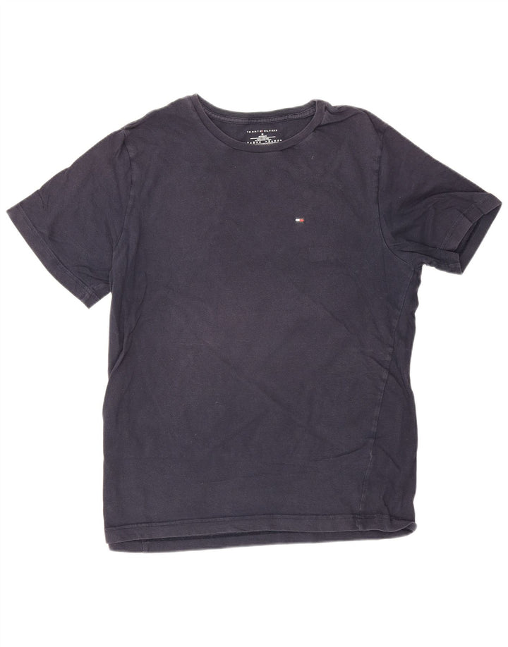 Tommy Hilfiger Herre T-Shirt Top Medium Marineblå Bomuld