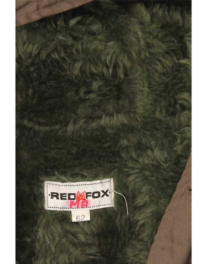 Vintage Parkajakke med hætte til mænd IT 62 6XL Brun