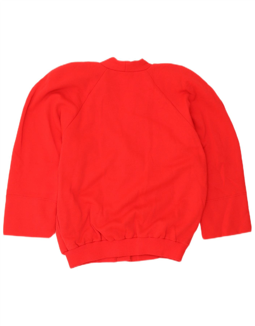 Vintage dame cardigan sweater UK 10 lille rød bomuld
