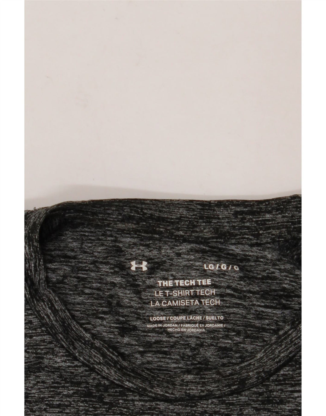 UNDER ARMOUR Herre T-Shirt Top Stor Grå Flecked