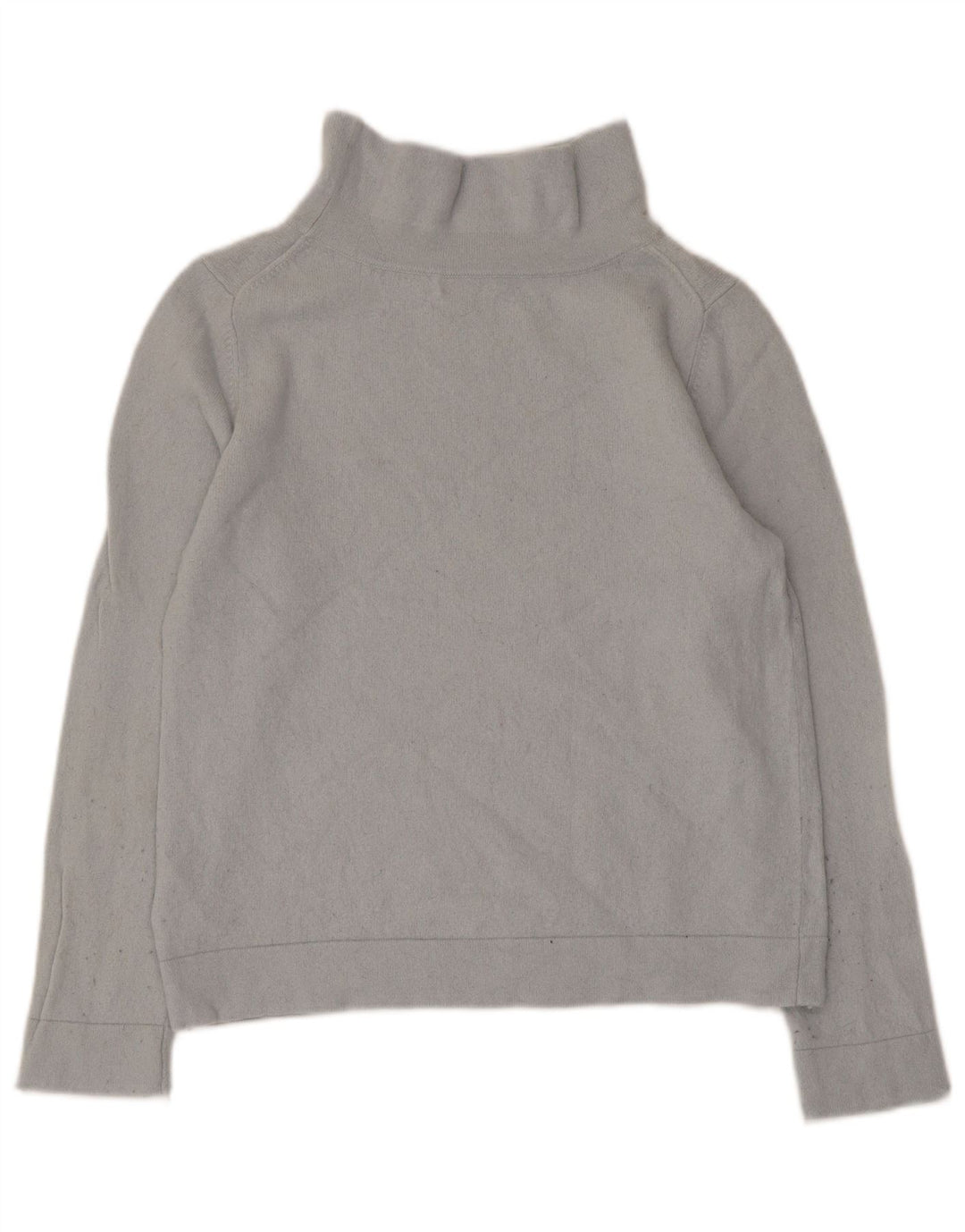 Hobbs Dame Rullehals Sweater UK 14 Stor Grå Uld