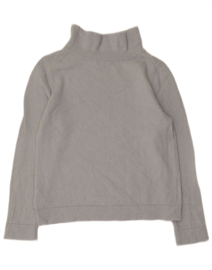 Hobbs Dame Rullehals Sweater UK 14 Stor Grå Uld