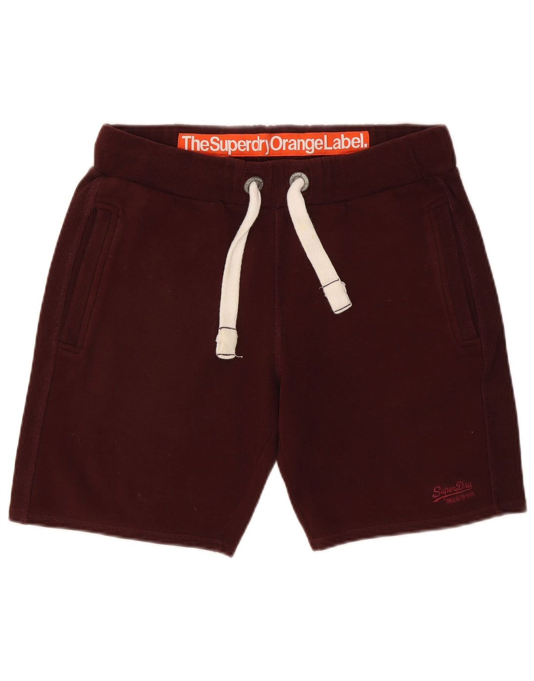 Superdry Sportshorts til mænd Medium Bourgogne bomuld