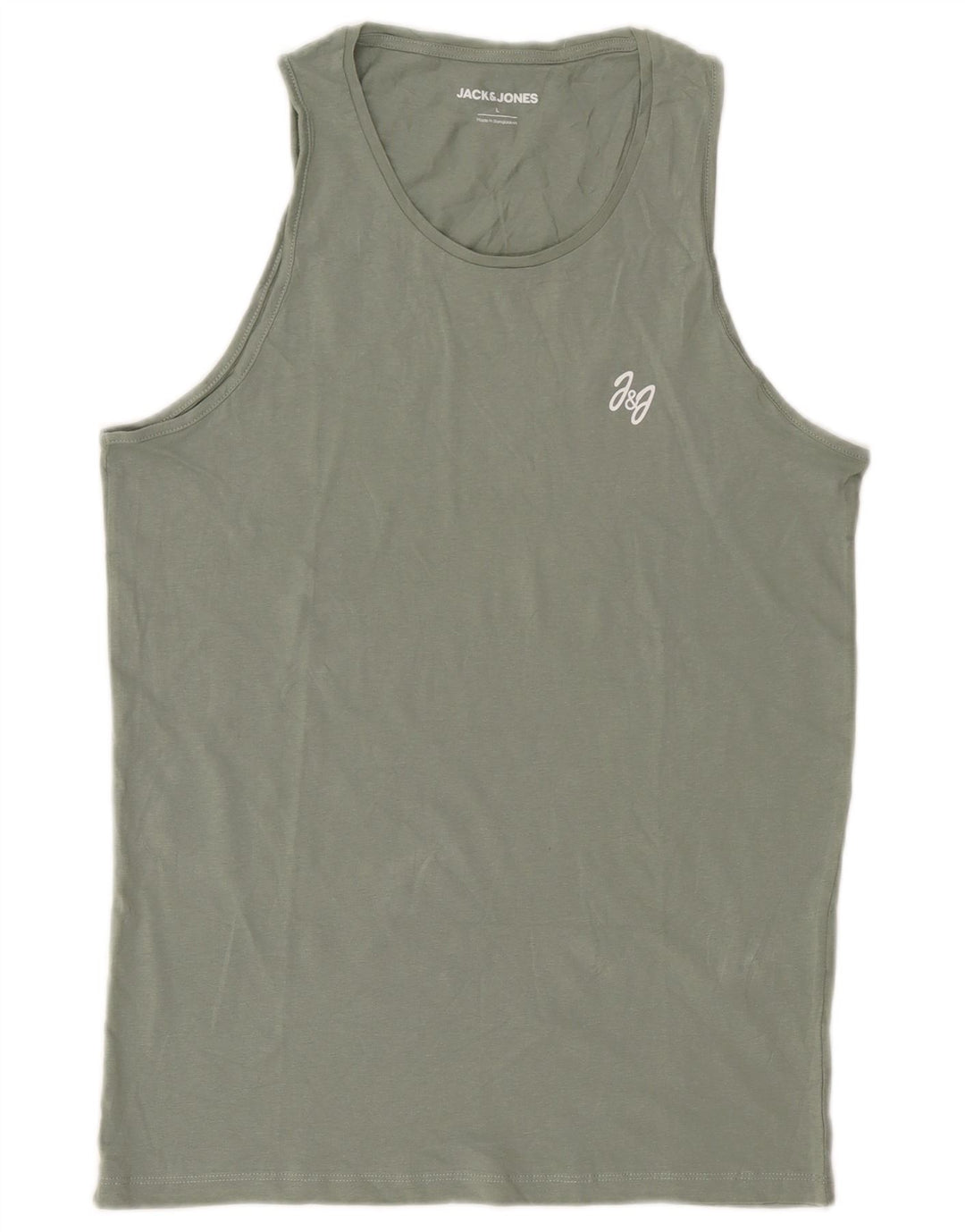Jack & Jones Herrevest Top Stor Khaki Bomuld