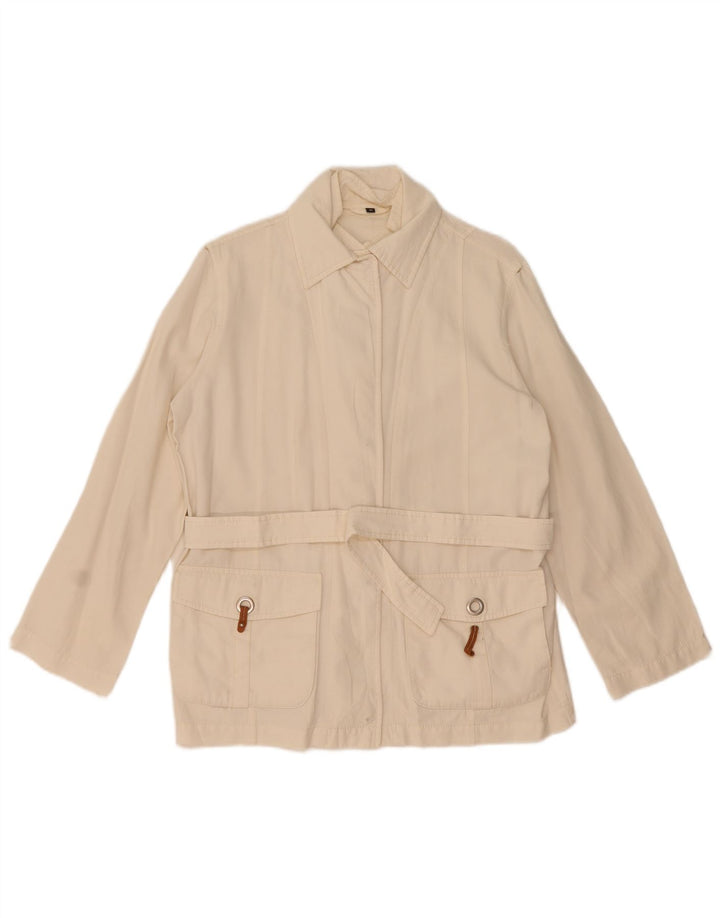 Fay Womens Utility Jacket UK 14 Medium Off White