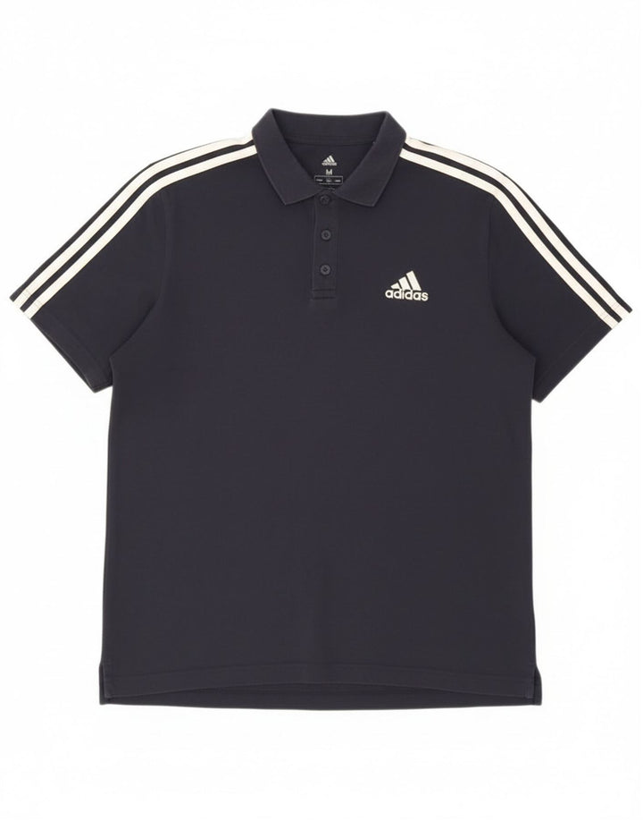 Adidas herre poloshirt Medium marineblå bomuld