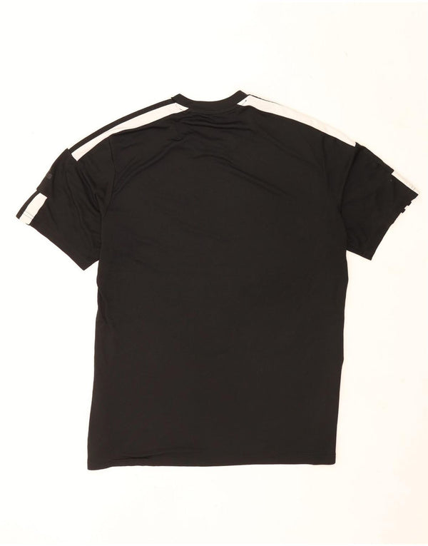 Adidas Herre Aeroready T-Shirt Top XL Sort Colourblock Polyester