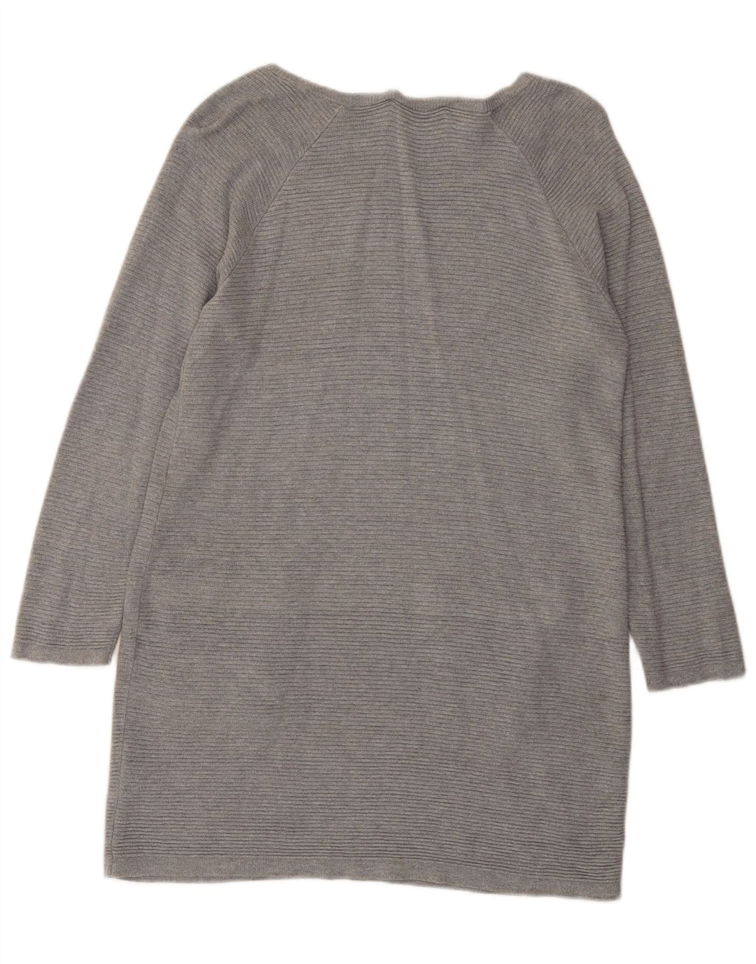 Marks & Spencer Dame Oversized Jumper Dress UK 10 Small Grey Viscose
