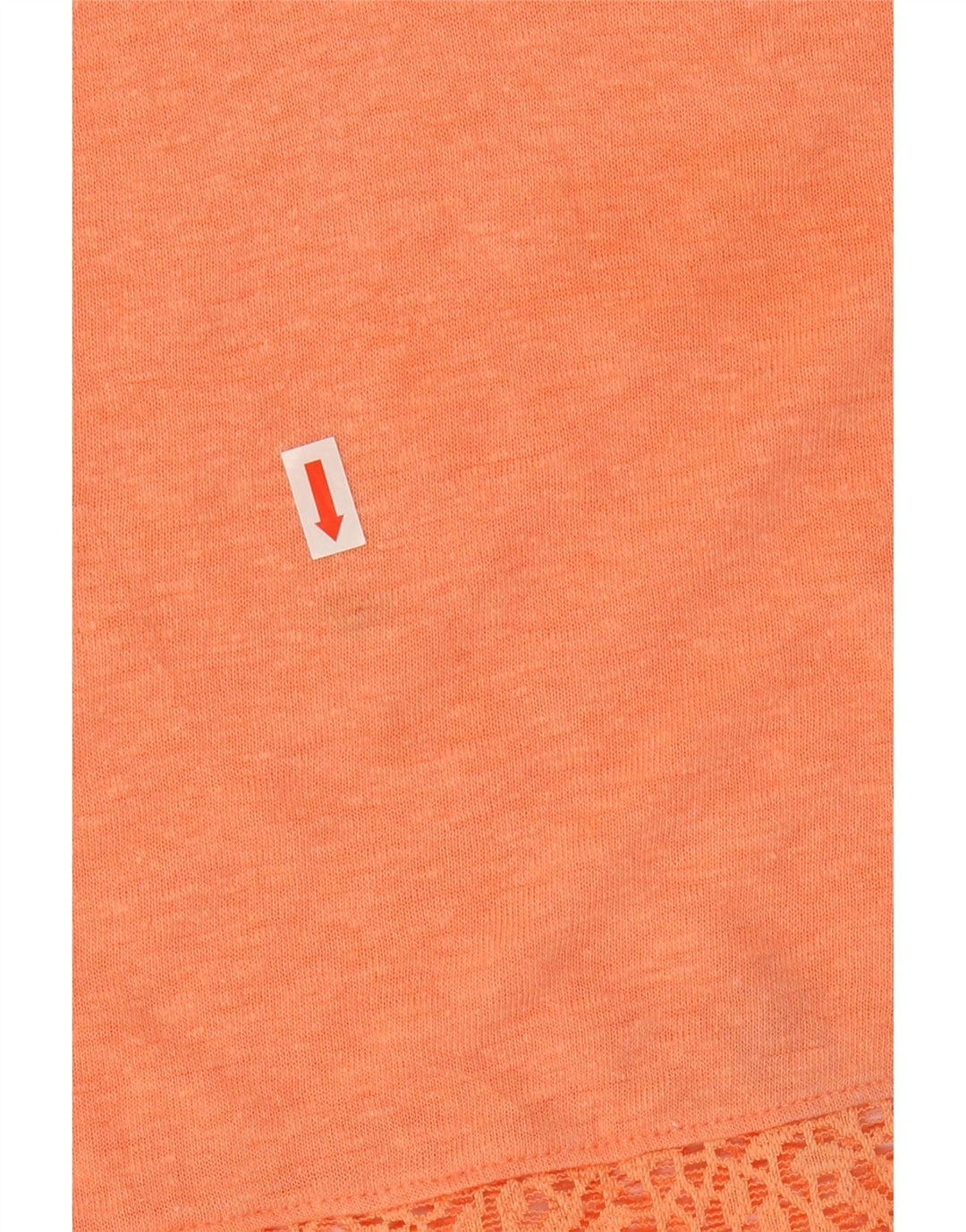 Marks & Spencer Womens Crop Oversized T-shirt Top UK 10 Small Orange