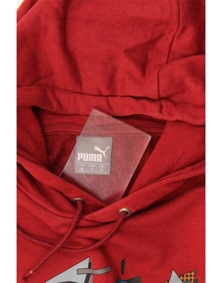 Puma Herre grafisk hættetrøje Jumper Medium Burgundy