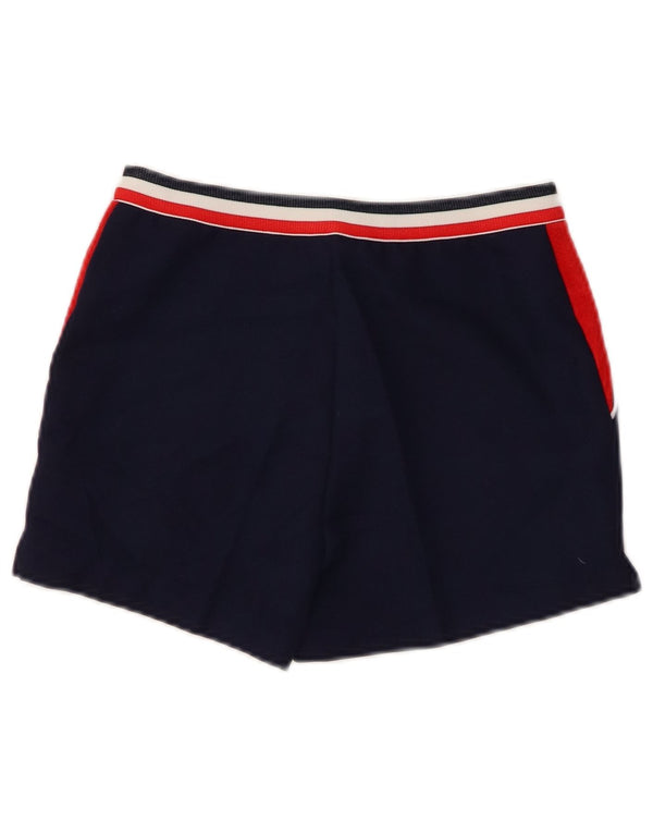 CAMPAGNOLO Chino Shorts til kvinder IT 40 Small W24 Navy Blue Colourblock