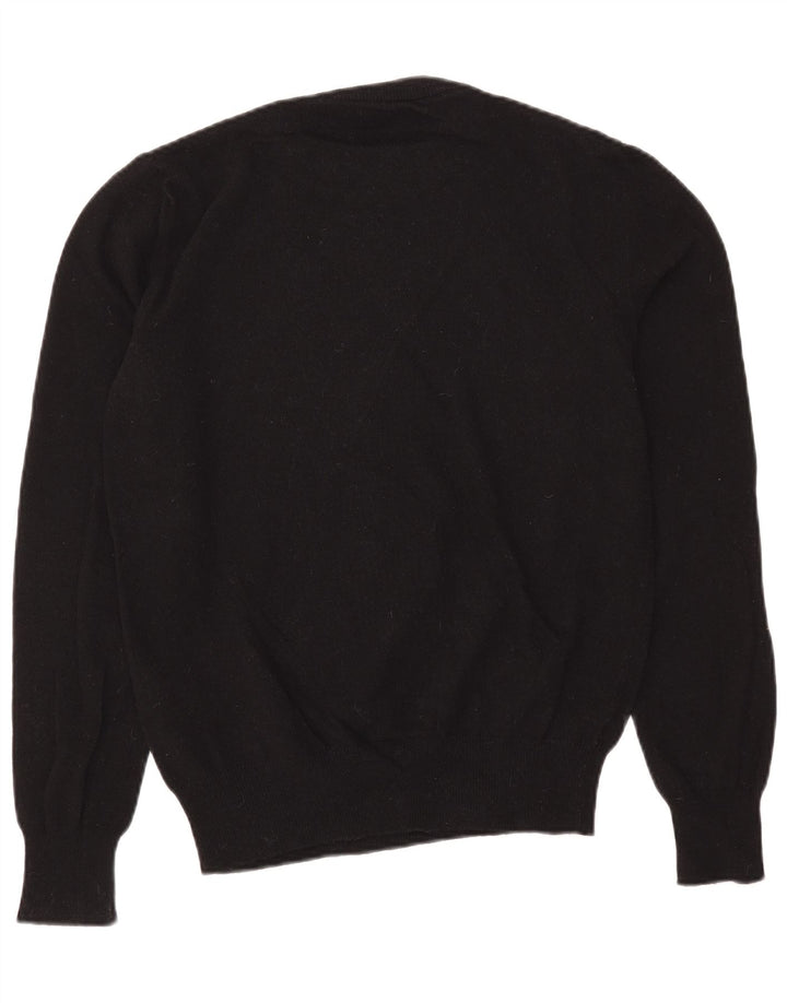 Diesel Herre grafisk rund hals sweater stor sort uld